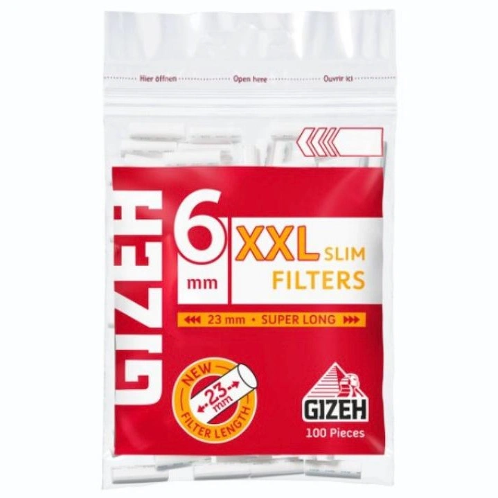 Gizeh XXL Slim Filter 100 – Ekstra Uzun Yapışqanlı Filtrlərlə Təmiz Büküm
