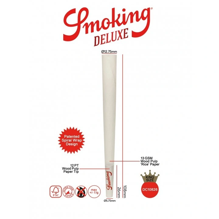 Smoking Deluxe KS Cones x 4